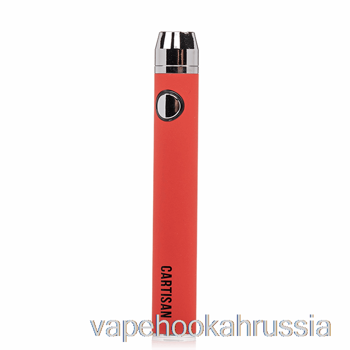 Vape Russia Cartisan Button VV 650 510 аккумулятор красный